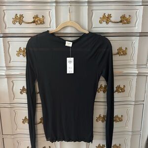 NWT! Abercrombie shirt
Tank with black sheer overlay